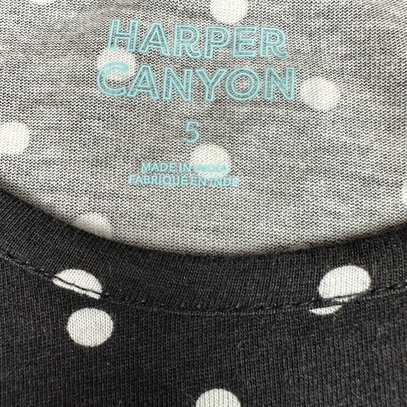 Harper Canyon Polka Dot Long Sleeve Ruffle Dress 
Size 5 - Picture 4 of 4